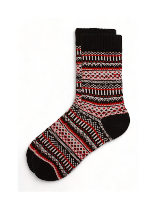 Pro Socks Women's Patterned Socks BLACK