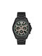 Sergio Tacchini Watch Battery with Black Metal Bracelet