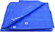 AWTools Waterproof Tarpaulin 70gr/m² 8x4m. Light Type Blue