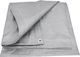 AWTools Αδιάβροχος Μουσαμάς 120gr/m² 8x4μ. Ελαφρού Τύπου Γκρι