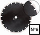 Abraboro Cutting Disc Construction Materials Hole Diameter 350mm 1pcs