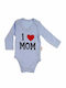 Lullaby Baby Bodysuit Light Blue