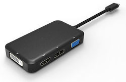 Microconnect Stație de andocare cu USB-C HDMI/DisplayPort 4K (USB3.1CCOM10)