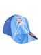 Frozen Kinderhütchen Jockey Stoff Blau