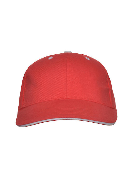 Roly Kids' Hat Jockey Fabric Red