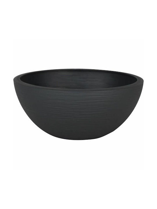 EDA Decorative Vase Black 25x25cm