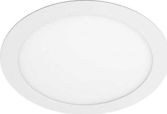 Gtv Round LED Panel 19W with Natural White Light 4000K