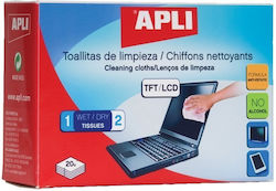 Apli Αξεσουάρ Καθαρισμού Γραφείου 100τμχ