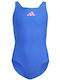adidas 3 Bars Sol Kids Swimwear One-Piece Blue