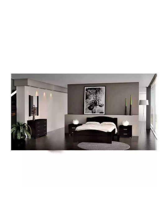 Σετ Комплект Спалня Вълна Wenge 140x190бр 5бр