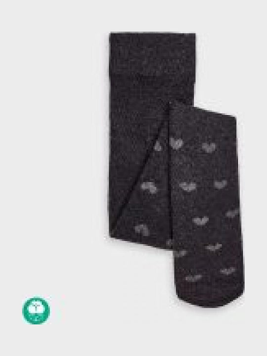 Mayoral Детски Чорапогащник dark grey Сърца