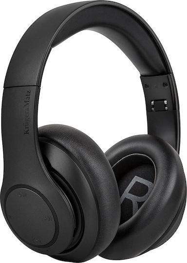 Kruger & Matz Street 3 Ασύρματα / Ενσύρματα Over Ear Ακουστικά με 12 ώρες Λειτουργίας Μαύρα