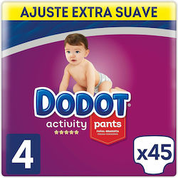 Dodot Diaper Pants Activity No. 4 for 9-15 kgkg 45pcs