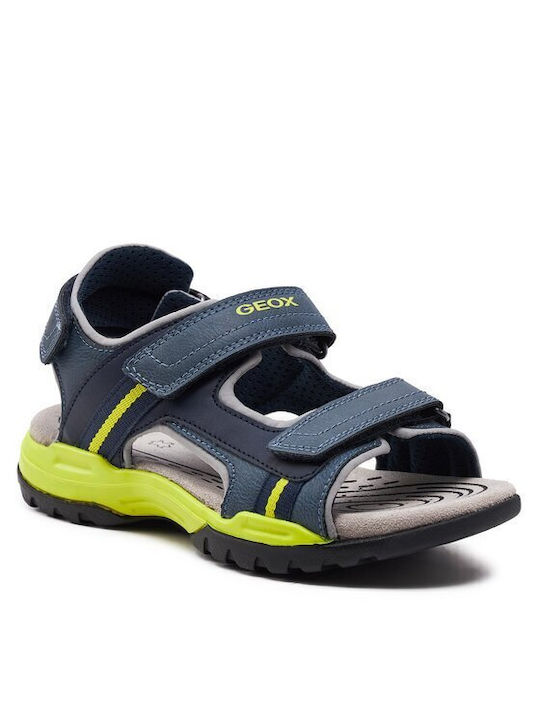 Geox Παιδικά Πέδιλα Navy Μπλε