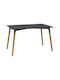 Natali Table Dining Room Wooden Black 120x80x76cm