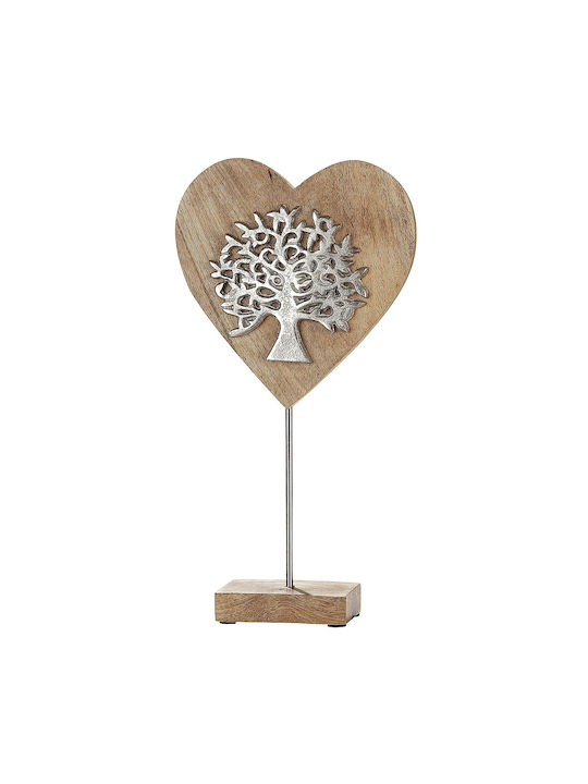 ArteLibre Heart Table Decor 1.5x20x36cm