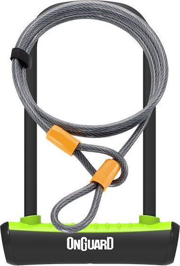 OnGuard U-lock Neon mit Schlüssel Grün