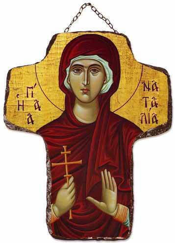 Polyart Image Saint Natalia Ceramic 17x21cm