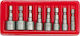 Vorel Walnut with Square Head and Socket 1/4'' 8pcs