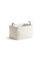 La Redoute Interieurs Dekorativer Korb Stoff mit Griffen Beige 50cm