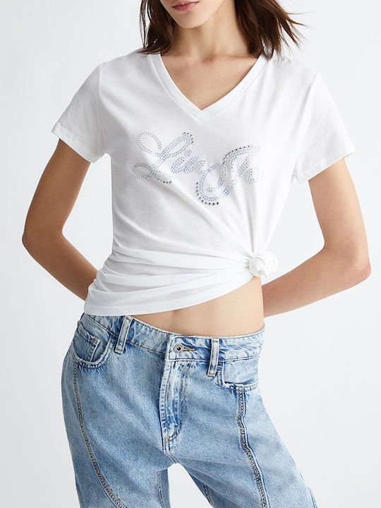 Liu Jo Damen T-Shirt Weiß