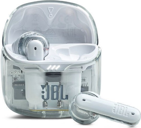 JBL Tune Flex In-ear Bluetooth Handsfree Ακουστικά με Θήκη Φόρτισης Ghost White