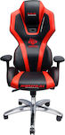 E-Blue EEC301REAA-IA Καρέκλα Gaming Δερματίνης με Ρυθμιζόμενα Μπράτσα Κόκκινη
