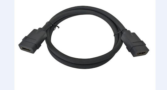 Vivolink Cable HDMI female - HDMI female 2m Μαύρο