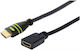 Techly Cable HDMI male - HDMI female 5m Μαύρο