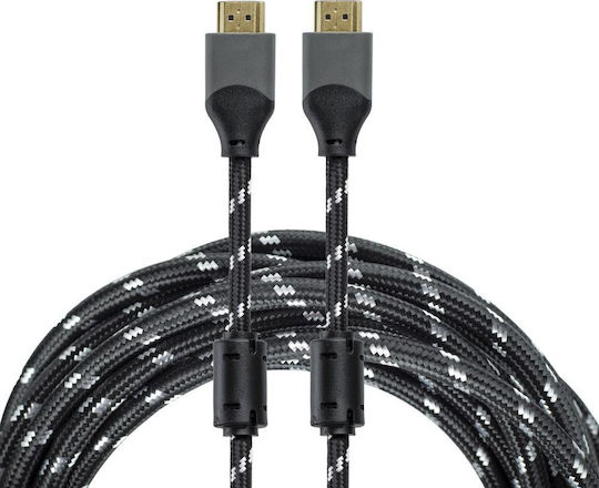 Libox HDMI 2.0 Премиум Високоскоростен 4K 60Hz HDR Кабел HDMI Мъжки - HDMI Мъжки 5м Черен