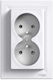 Schneider Electric Power Socket White 1pcs
