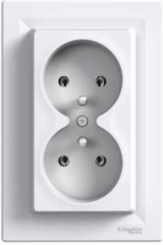 Schneider Electric Power Socket White 1pcs