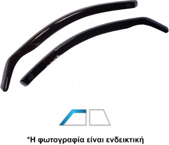 Farad Σετ Ανεμοθραύστες Αυτοκινήτου Μπροστινοί για 2τμχ