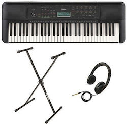 Yamaha Αρμόνιο PSR-E283 με 61 Πλήκτρα Τυπικής Αφής με Βάση και Ακουστικά Μαύρο Premium Βundle IΙ Yamaha Αρμόνιο PSR-E283 με 61 Πλήκτρα Τυπικής Αφής με Βάση και Ακουστικά Μαύρο Premium Βundle IΙ