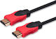 Savio HDMI 2.0 Premium High Speed 4K 60Hz HDR Cable HDMI Male - HDMI Male 10m Red
