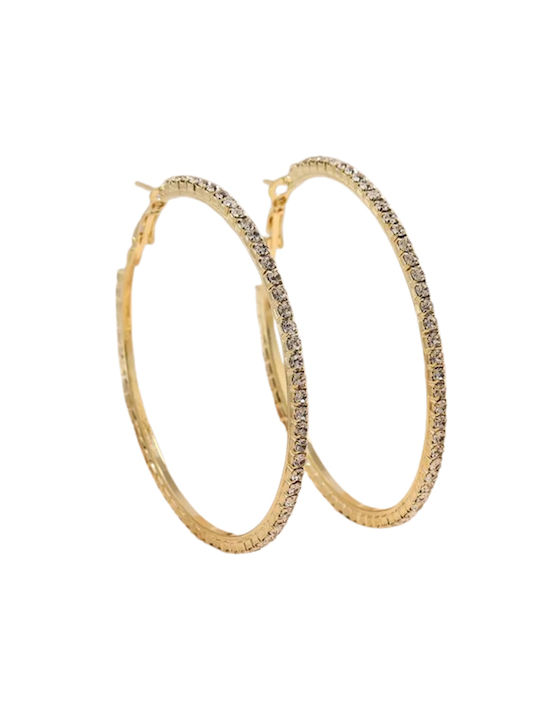 Bode Earrings Hoops with Stones & Pearls