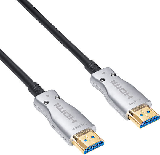 Akyga HDMI 2.1 Ultra High Speed 48Gbps 4K 120Hz HDR VRR Kabel HDMI-Stecker - HDMI-Stecker 5m Schwarz