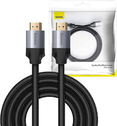 Baseus Enjoyment HDMI 2.0 HDMI male - HDMI male 2m Γκρι Baseus Enjoyment HDMI 2.0 HDMI male - HDMI male 2m Γκρι