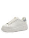 Tamaris Flatforms Sneakers White Silver White