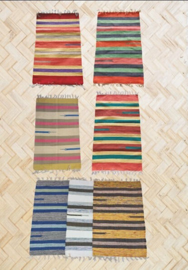 Kipper Teppich Rechteckig Synthetisch,Polyester/Cotton/Leather Color Mix 12τμχ