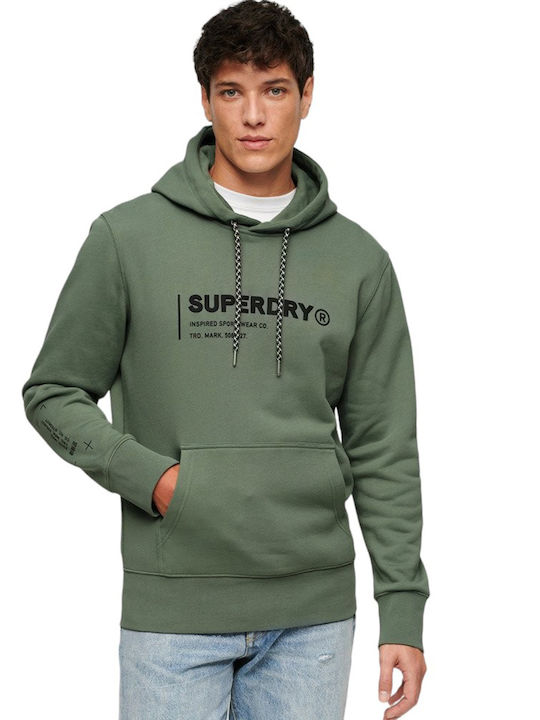 Superdry M D2 Men's Sweatshirt with Hood Green