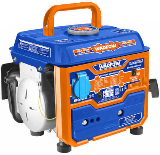 Wadfow Silent Generator Suitcase Gasoline Two-stroke with Handle and Maximum Power 1kVA