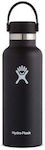 Hydro Flask Standard Mouth Bottle Thermos Stainless Steel BPA Free Black 500ml