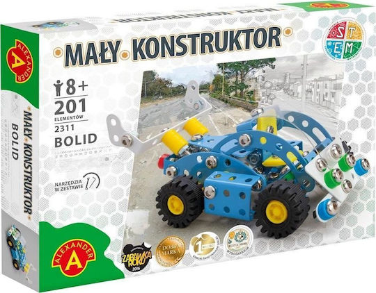 Alexander Toys Παιχνίδι Κατασκευών Πλαστικό Constructor Car Alex για Παιδιά 8+ Ετών