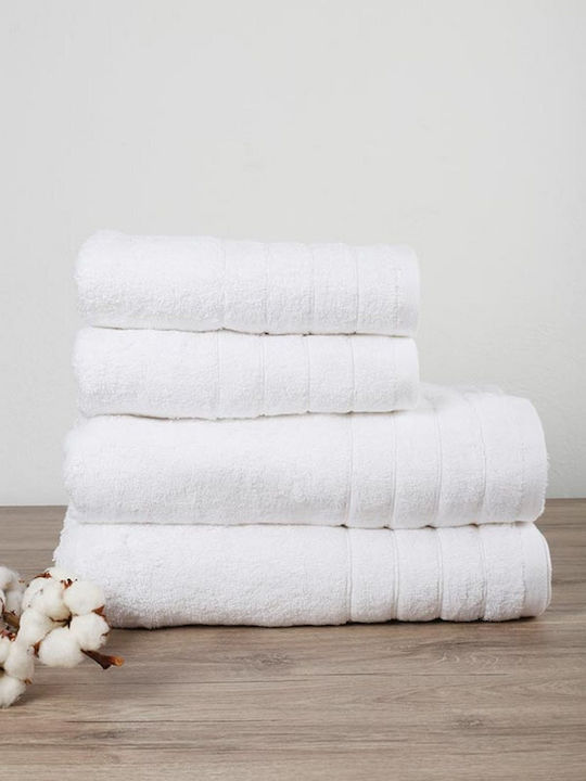 Sunshine Facecloth Dory 50x100cm White Weight 6...