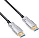 Akyga HDMI 2.1 Ultra High Speed 48Gbps 4K 120Hz HDR VRR Kabel HDMI-Stecker - HDMI-Stecker 10m Schwarz