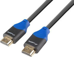 Lanberg CA-HDMI-15CU-0030-BK HDMI 2.0 HDMI male - HDMI male 3m Μαύρο