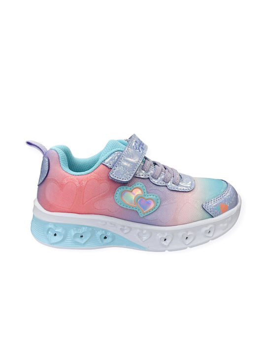 Giardino D'Oro Kids Sneakers with Scratch & Lights Multicolour