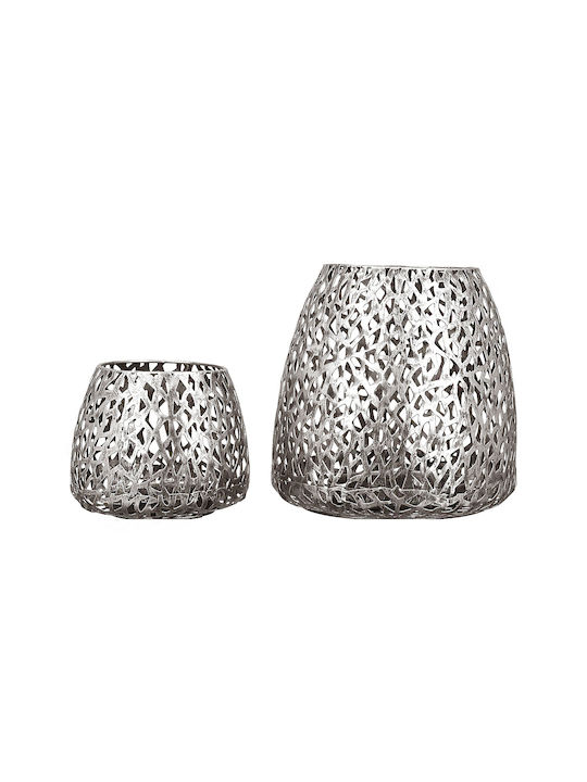 ArteLibre Metallic Lantern Silver