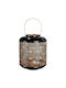 ArteLibre Metallic Lantern Black